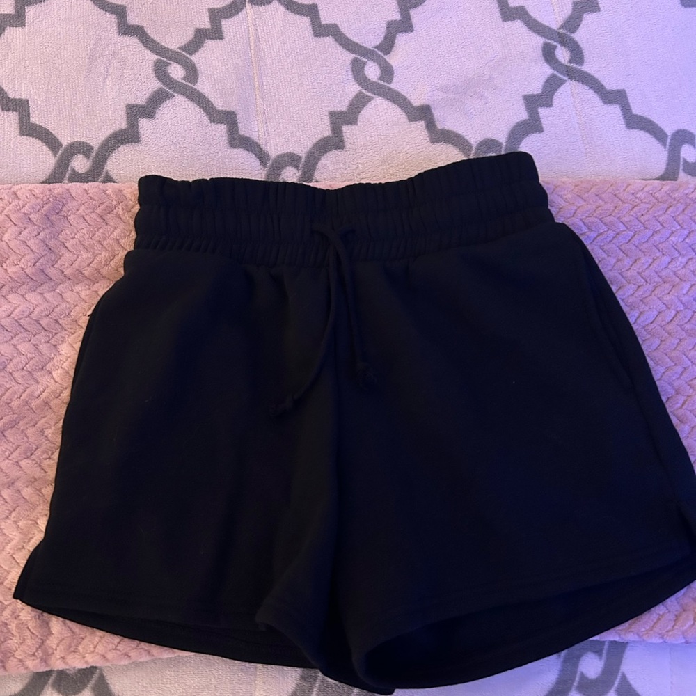 Women's Black Sweat Shorts